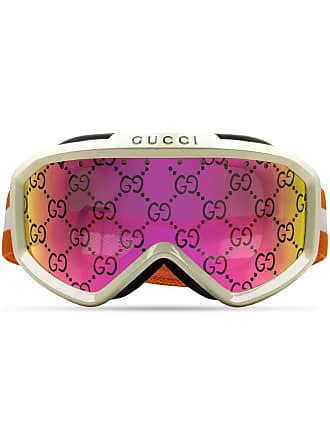 gucci skibrille weiß|gucci mirrored glasses.